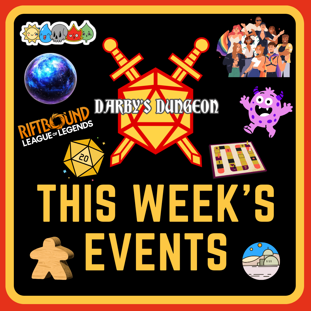 Events for the Week of Dec. 8th