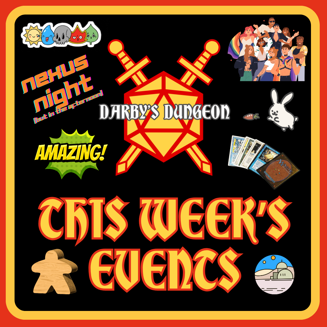 Events for the Week of Mar. 23rd
