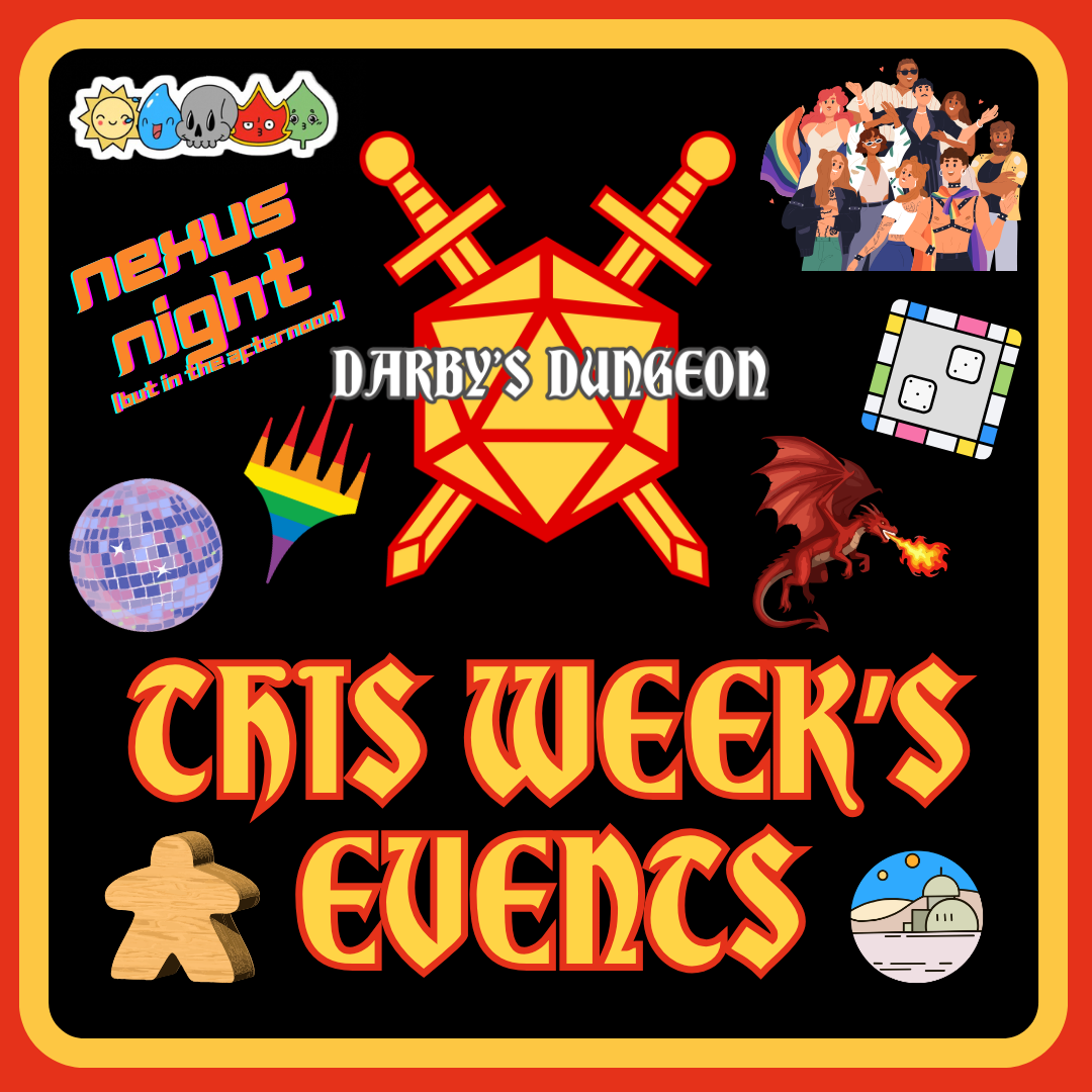 Events for the Week of Apr. 6th