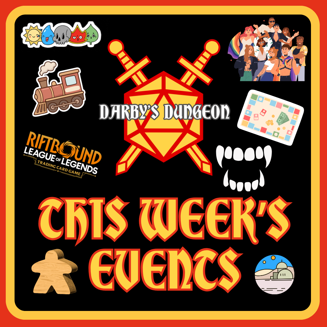 Events for the Week of Apr. 27th