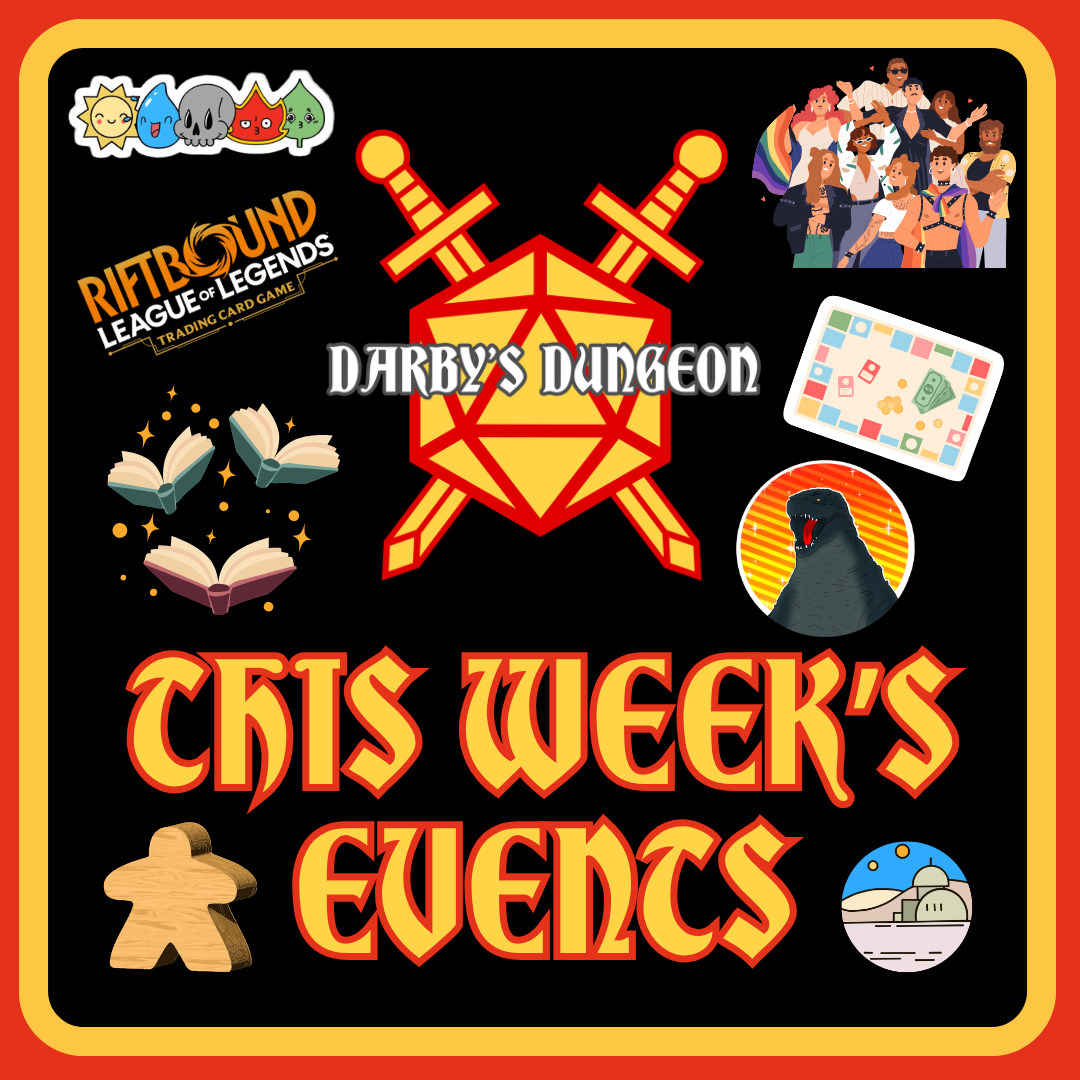 Events for the Week of May 4th