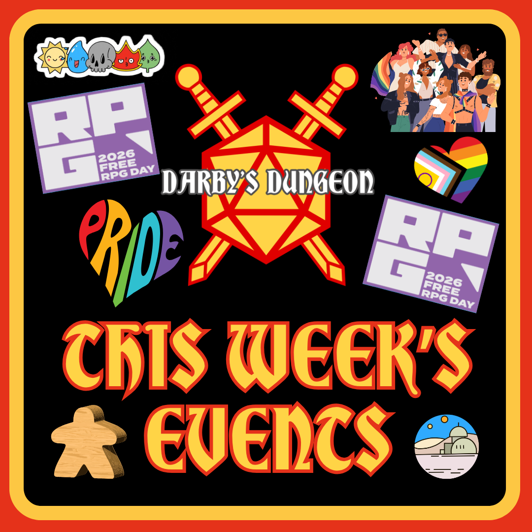 Events for the Week of Jun. 22nd