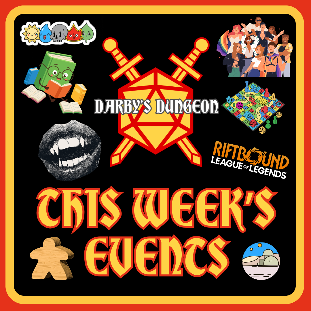 Events for the Week of Jul. 6th