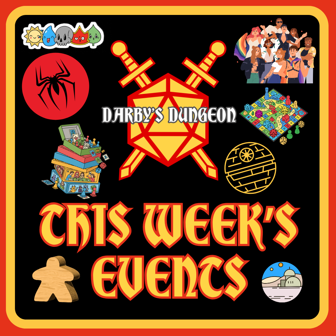 Events for the Week of Jul. 13th