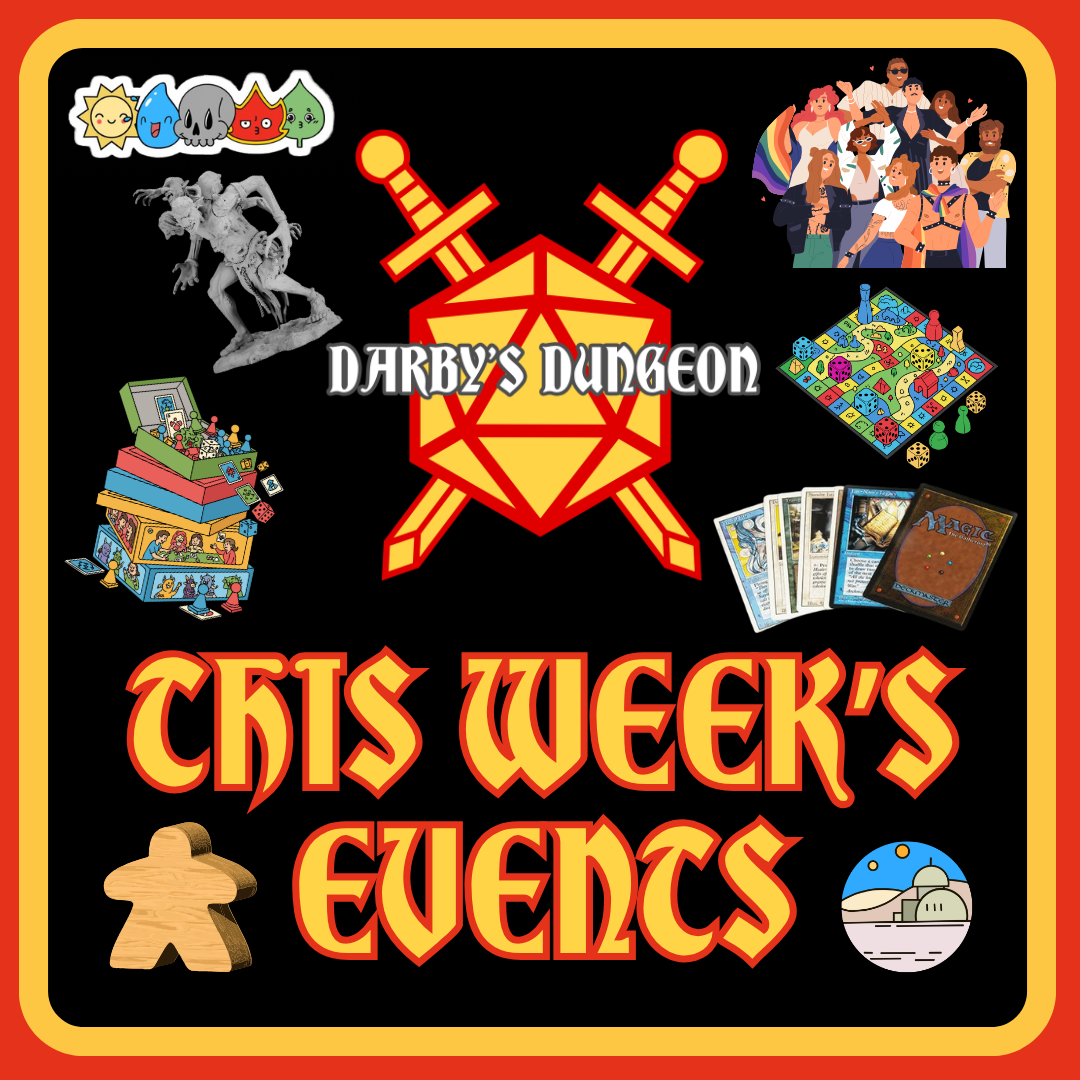 Events for the Week of Jul. 27th