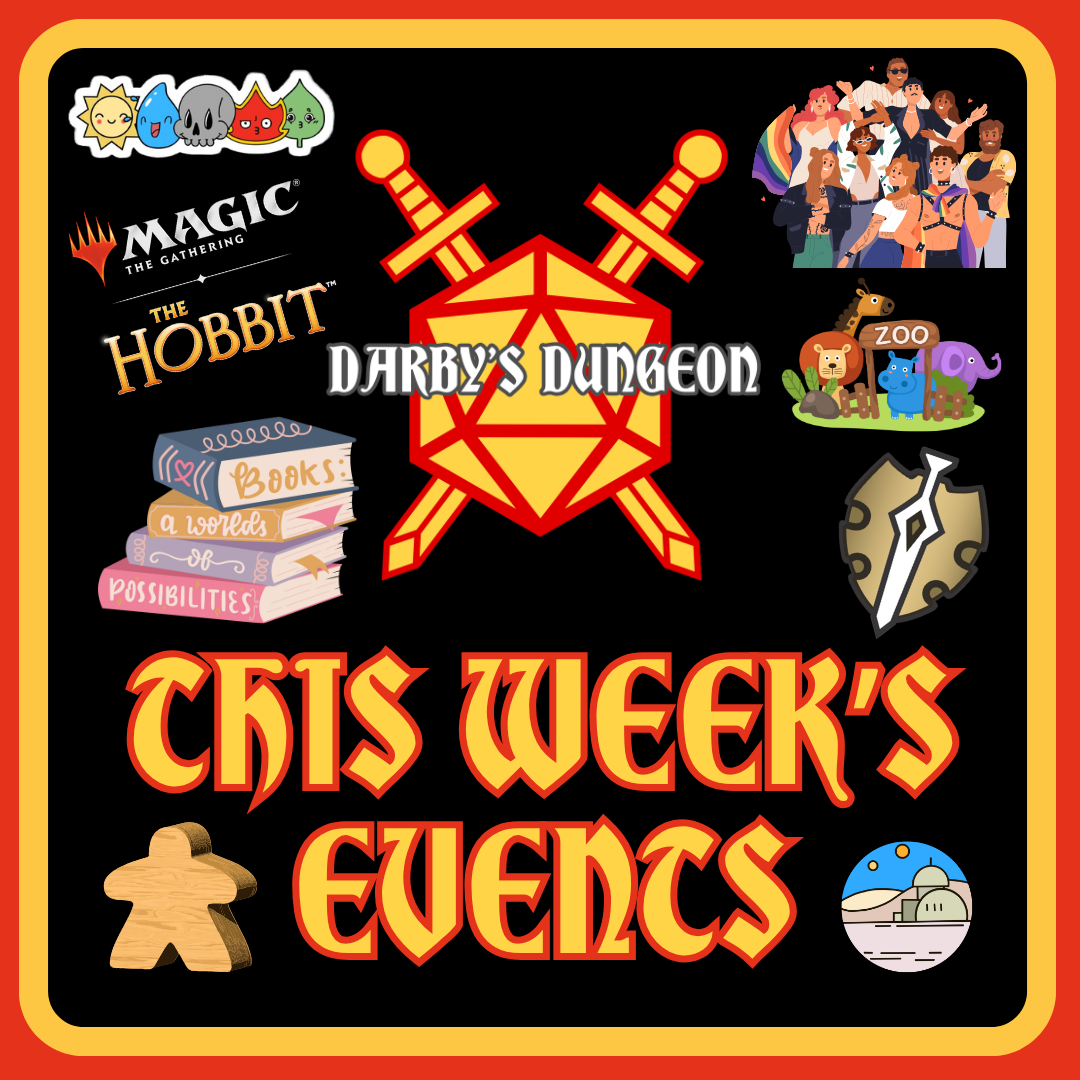 Events for the Week of Aug. 3rd