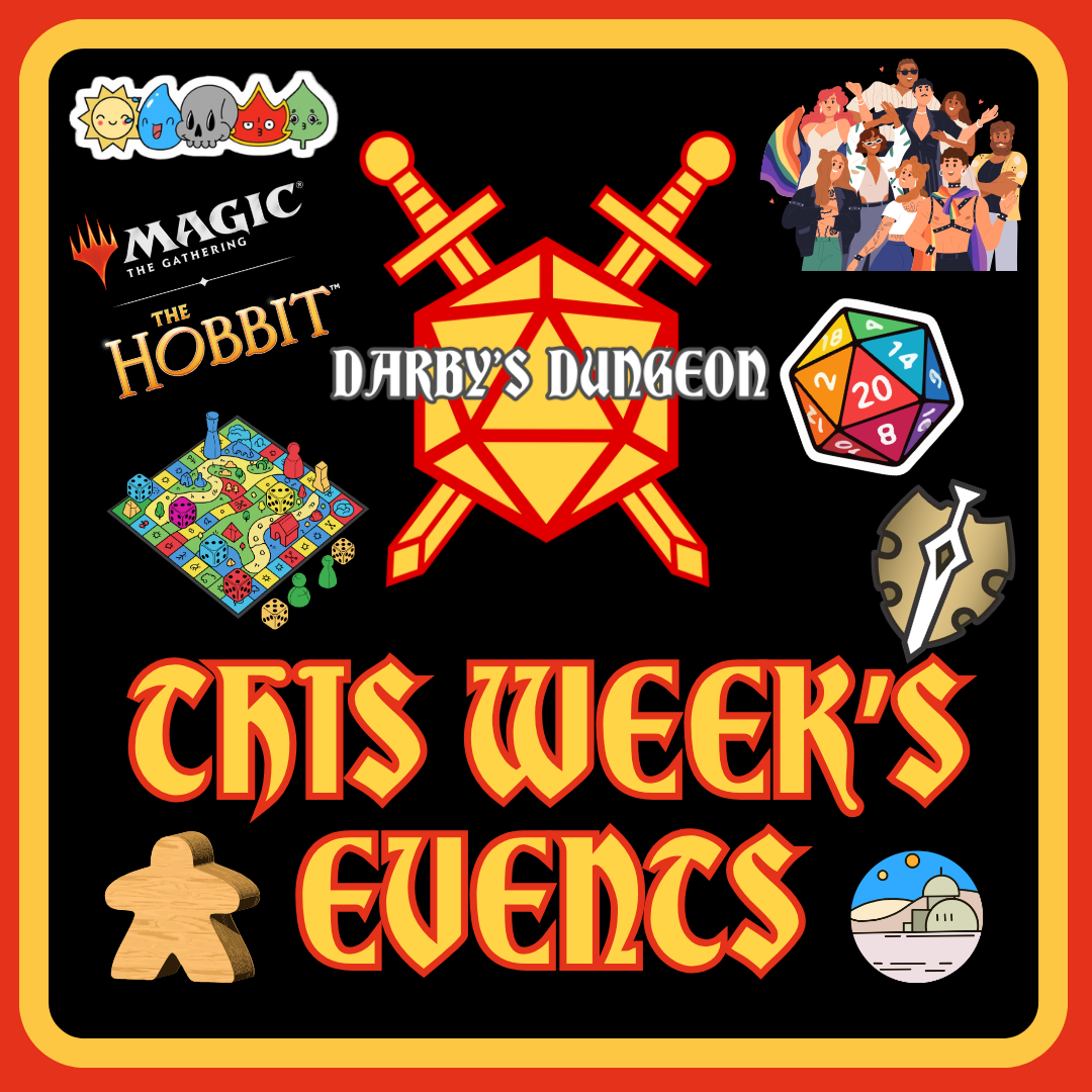 Events for the Week of Aug. 10th
