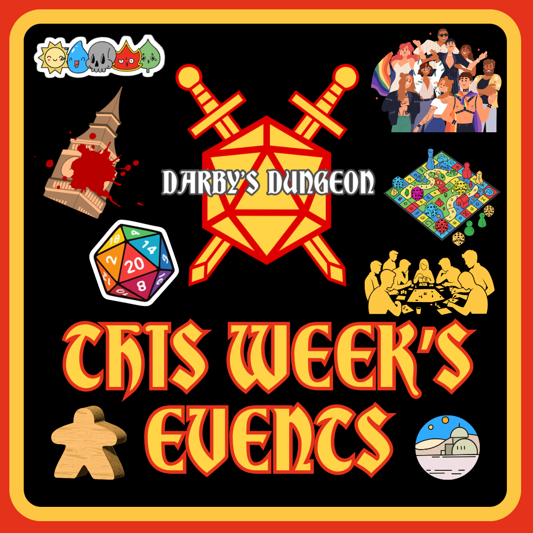 Events for the Week of Aug. 17th