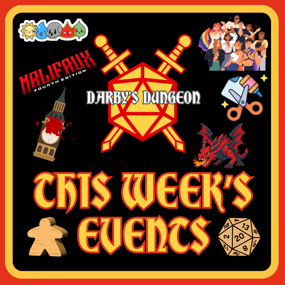 Events for the Week of Sep. 14th