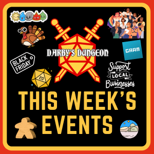Events for the Week of Nov. 24th