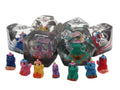 Old School Dice: 7-die Set: Infused - 7 Color Unicorn