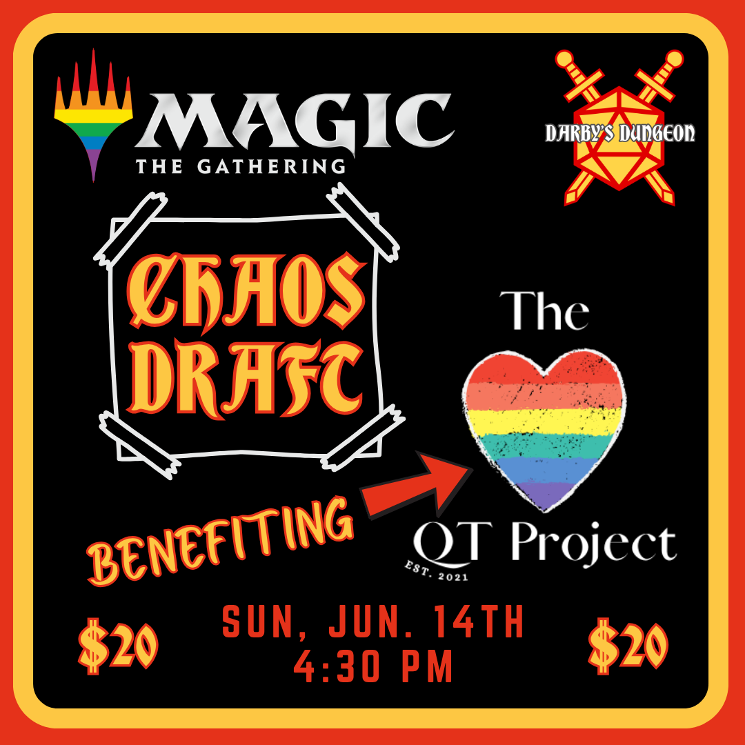 MTG Chaos Draft Fundraiser - June 14th at 4:30pm