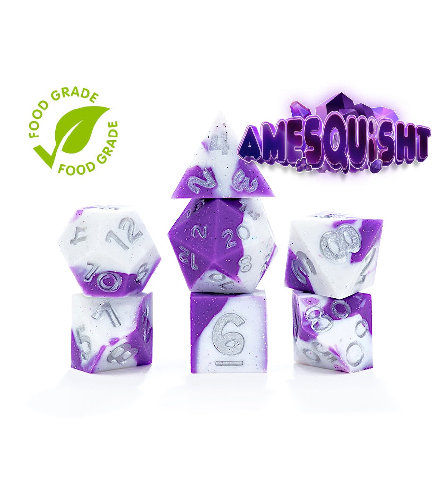 Gate Keeper Games: 7-Die Set - Anti-Stress Dice -Amesquisht
