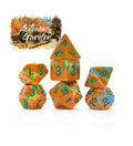 Gate Keeper Games: 7-Die Set - Van Gogh Dice - Autumn Garden