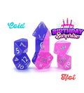Gate Keeper Games: 7-Die Set - Chromomancy Dice - Birthday Surprise
