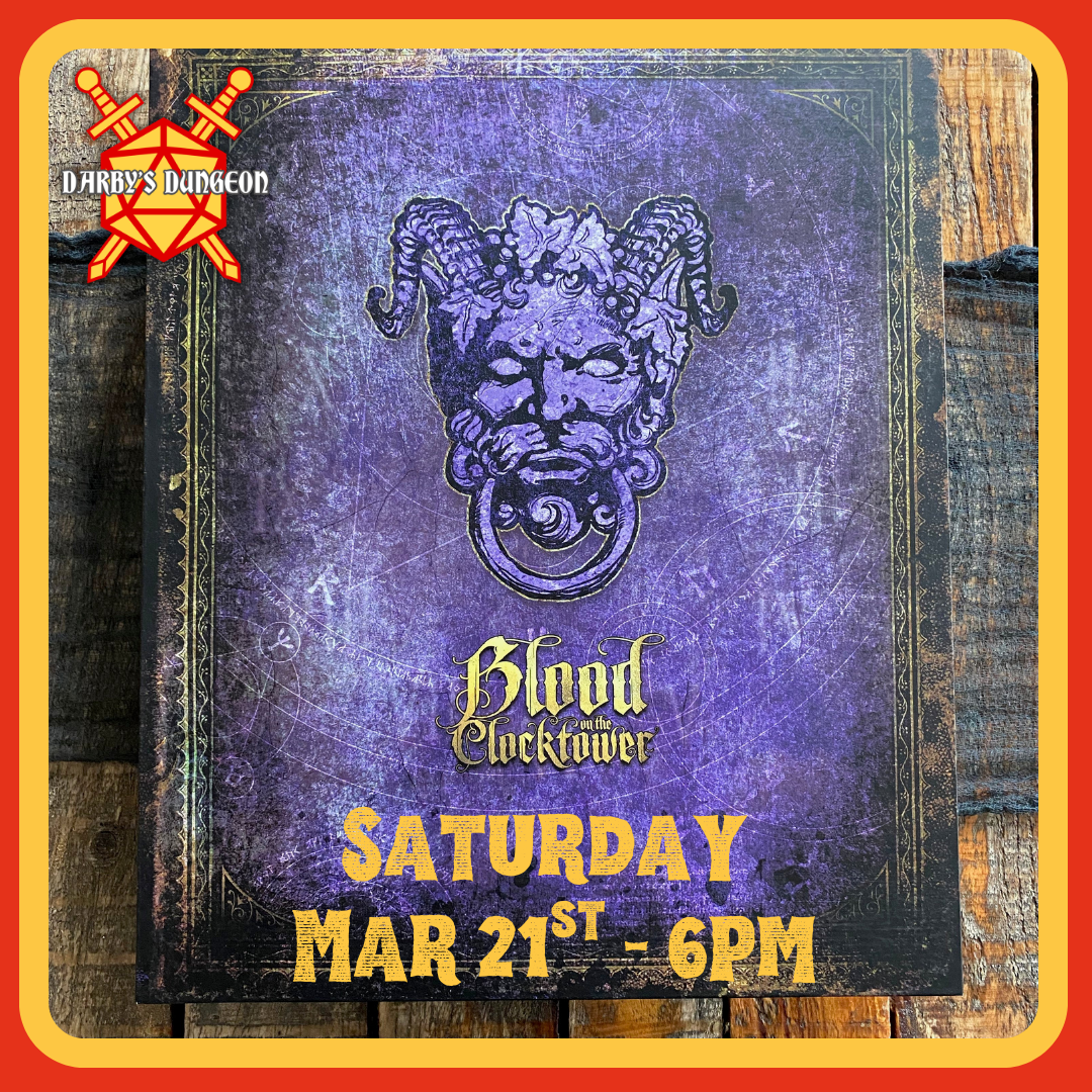 Blood on the Clocktower - Mar 21st at 6:00 PM