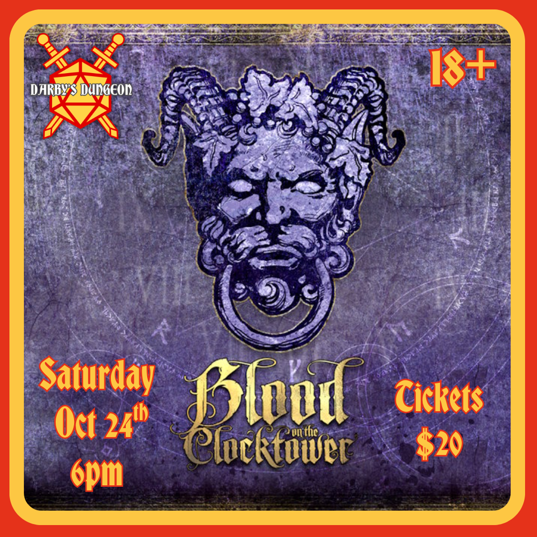 Blood on the Clocktower - Oct 24th at 6:00 PM