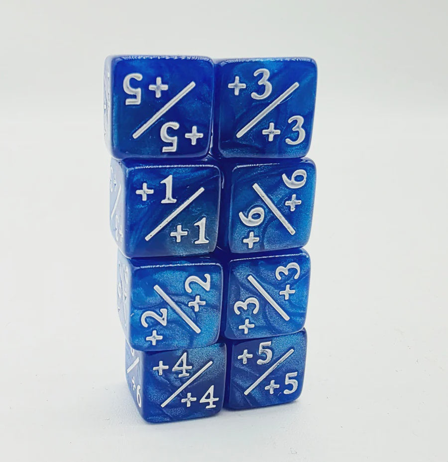 Counters for Magic - Pearl Blue (8)