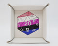 Pride D20 Snap Tray: Genderfluid
