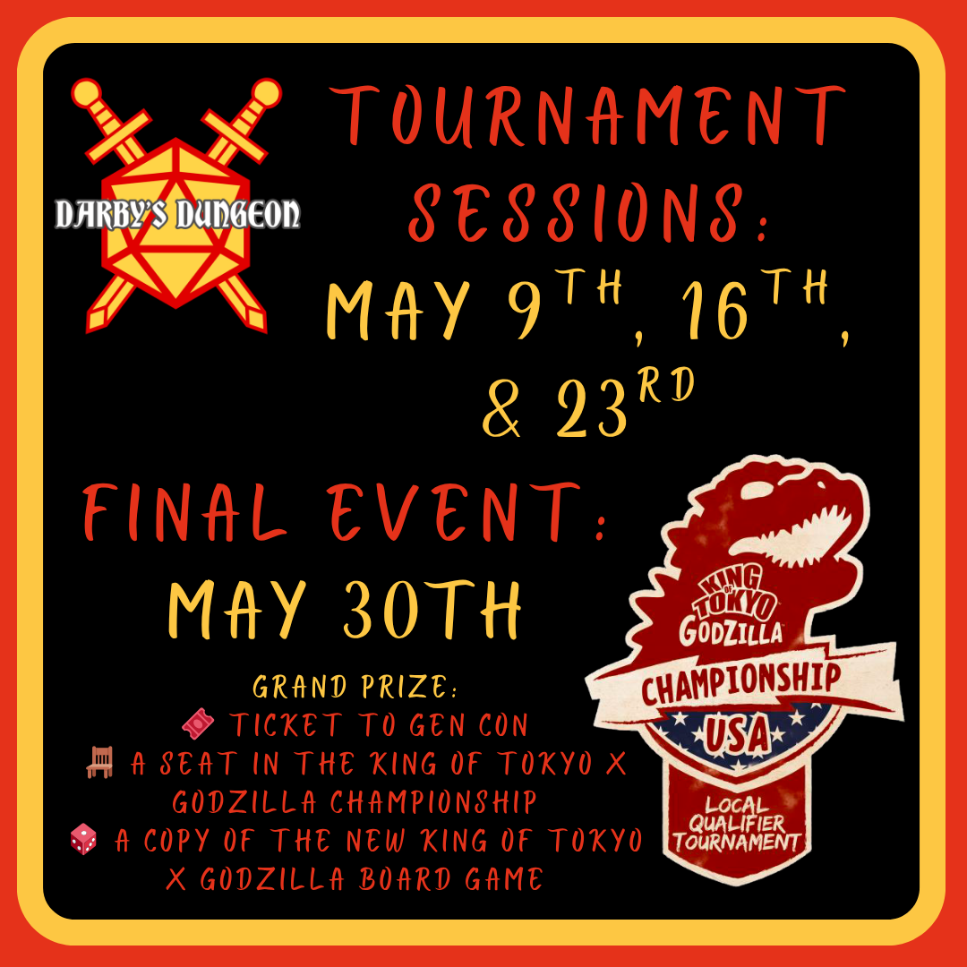 King of Tokyo x Godzilla USA Championship Local Qualifier Tournament