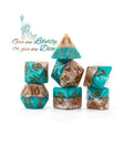 Gate Keeper Games: 7-Die Set - Halfsies Dice - Liberty Dice