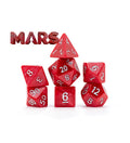 Gate Keeper Games: 7-Die Set - Mercurial Dice - Mars