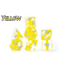 Gate Keeper Games: 7-Die Set - Neutron Dice - Yellow
