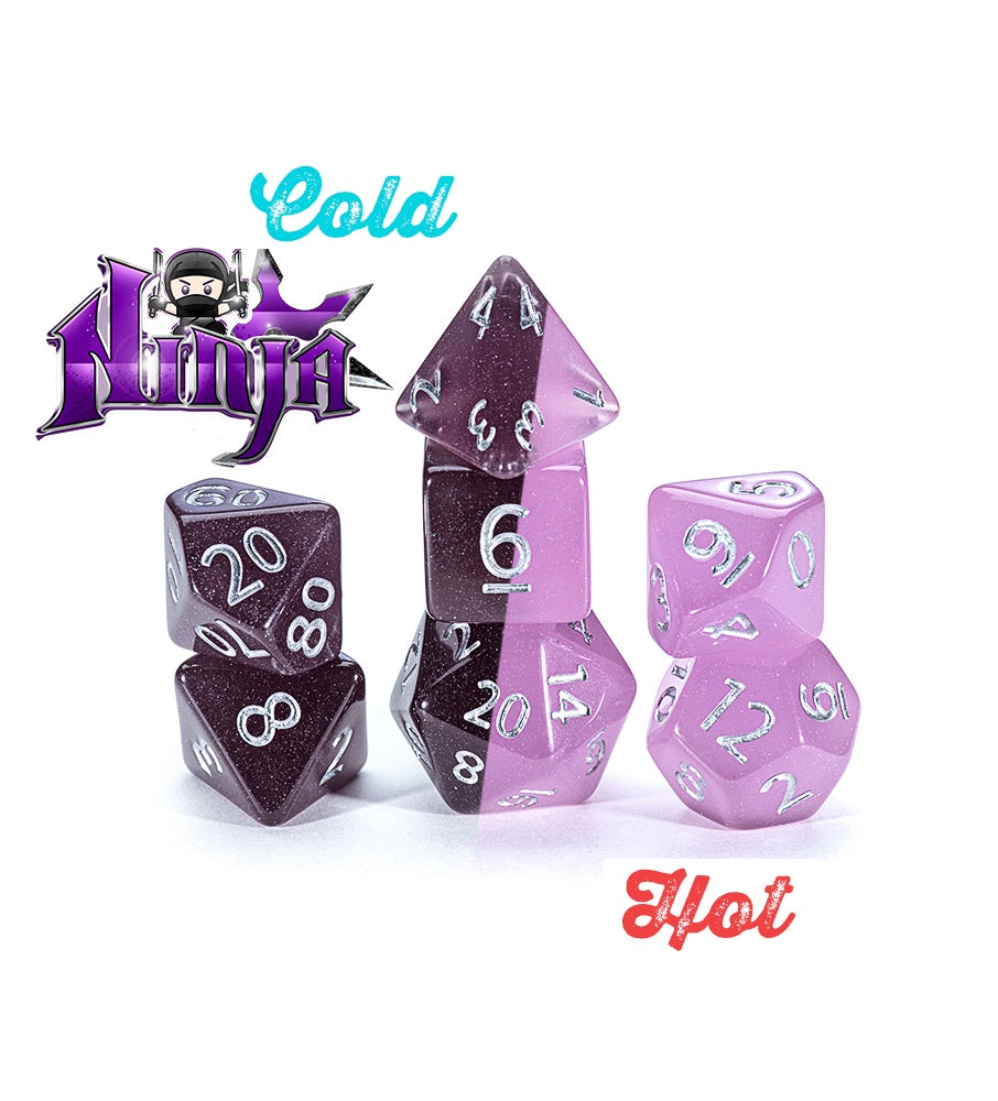 Gate Keeper Games: 7-Die Set - Chromomancy Dice - Ninja
