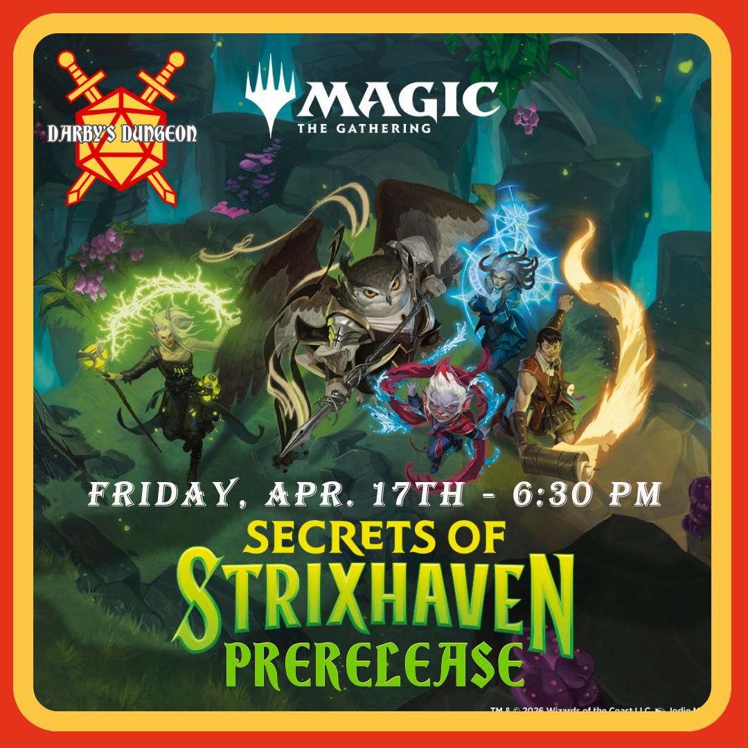 Secrets of Strixhaven Prerelease - Friday, Apr. 17th at 6:30pm