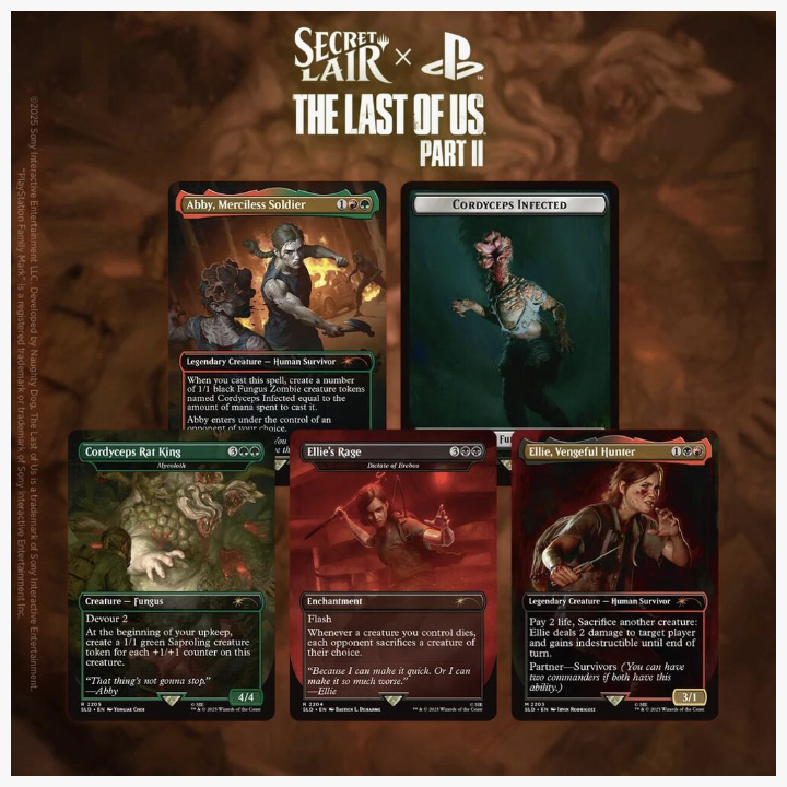 Magic the Gathering: Secret Lair Drop - The Last of Us Part II: Path of Retribution - Nonfoil