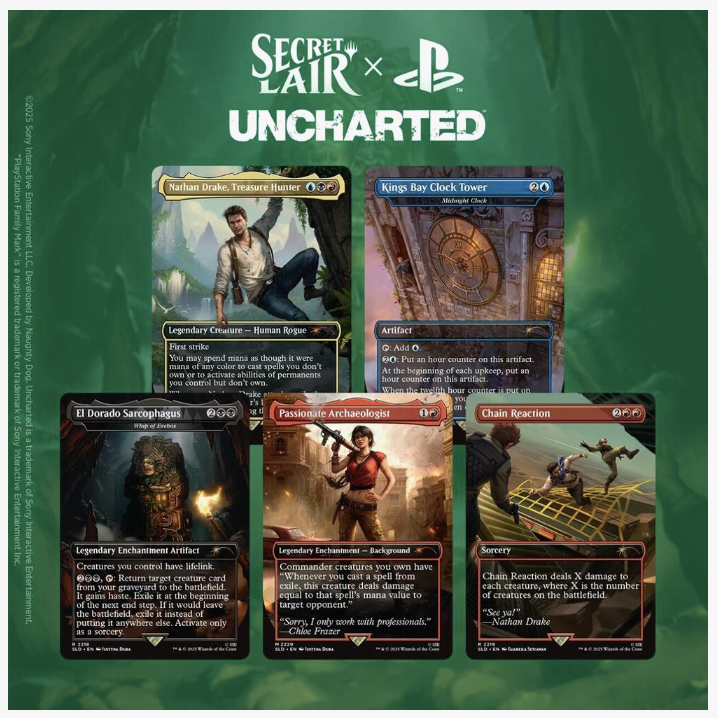 Magic the Gathering: Secret Lair Drop - Uncharted: Saga of Thieves - Nonfoil