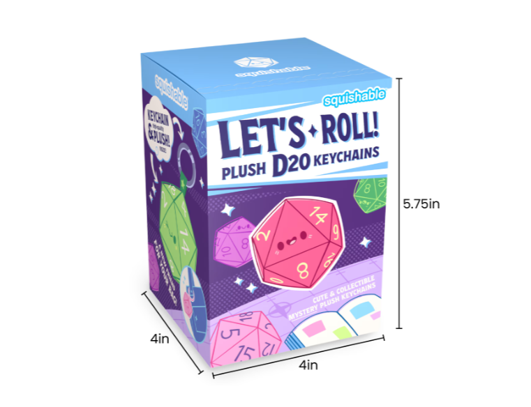 Squishable Blind Box Keychain - D20 S1