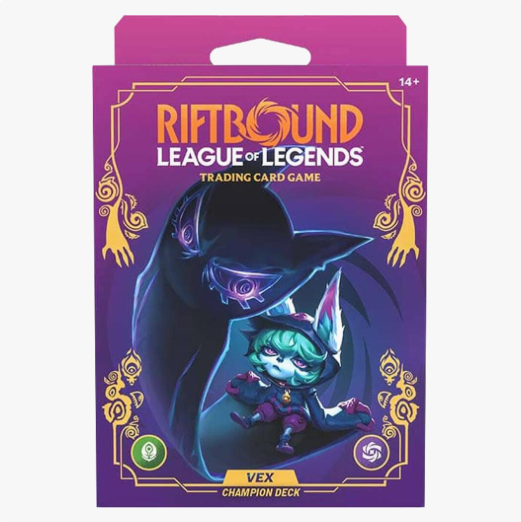 Riftbound: League of Legends TCG - Set Three: Unleashed Champion Deck - Vex
