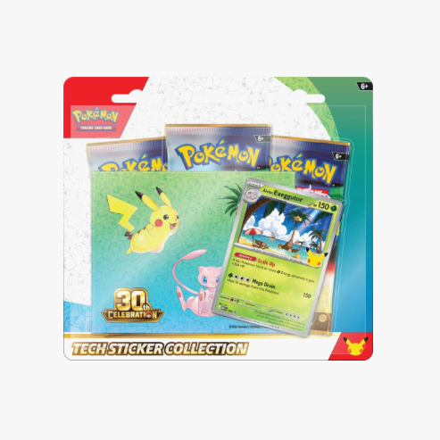 Pokemon TCG: 30th Celebration - Tech Sticker Collection [Alolan Exeggutor/Lucario]