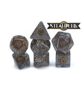 Gate Keeper Games: 7-Die Set - Inclusion Dice - Steampunk