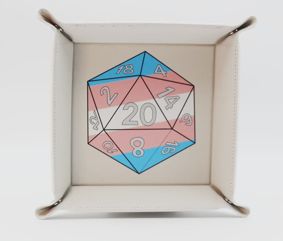 Pride D20 Snap Tray: Transgender