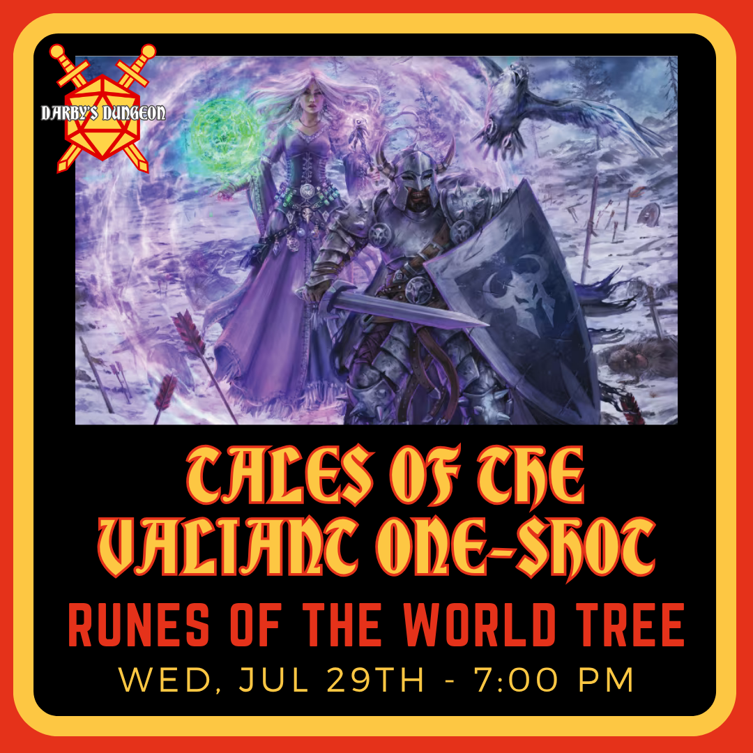 Runes of the World Tree - A Free RPG Day One-shot - DM Colette - Jul 29th at 7:00pm