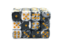 Old School Dice: 36d6: Vorpal - Black & White w/Gold