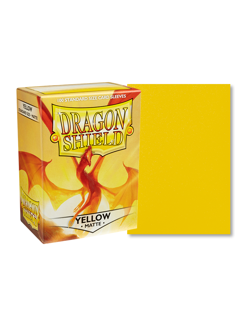 Dragon Shield: Standard Sleeves: Matte - Yellow