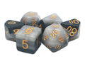 Old School Dice: 7-die Set: Gradients - Dusk Till Dawn