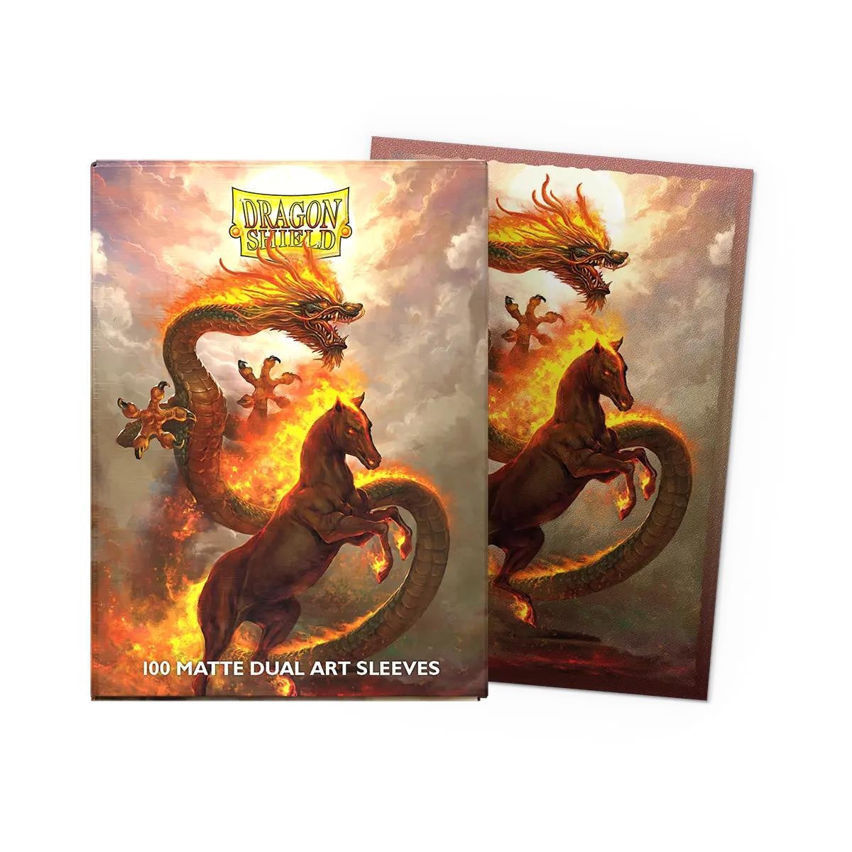 Dragon Shield: Standard Sleeves: Dual Matte - Fire Horse 2026, Limited Edition