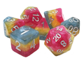 Old School Dice: 7-die Set: Gradients - Fantasy Land
