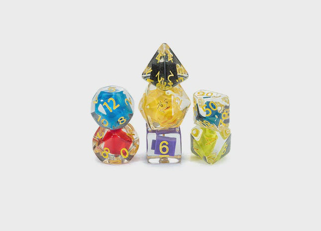 Gate Keeper Games: 7-Die Set - Inclusion Dice - Block Head