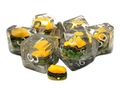 Old School Dice: 7-die Set: Infused - Hamburger Time!