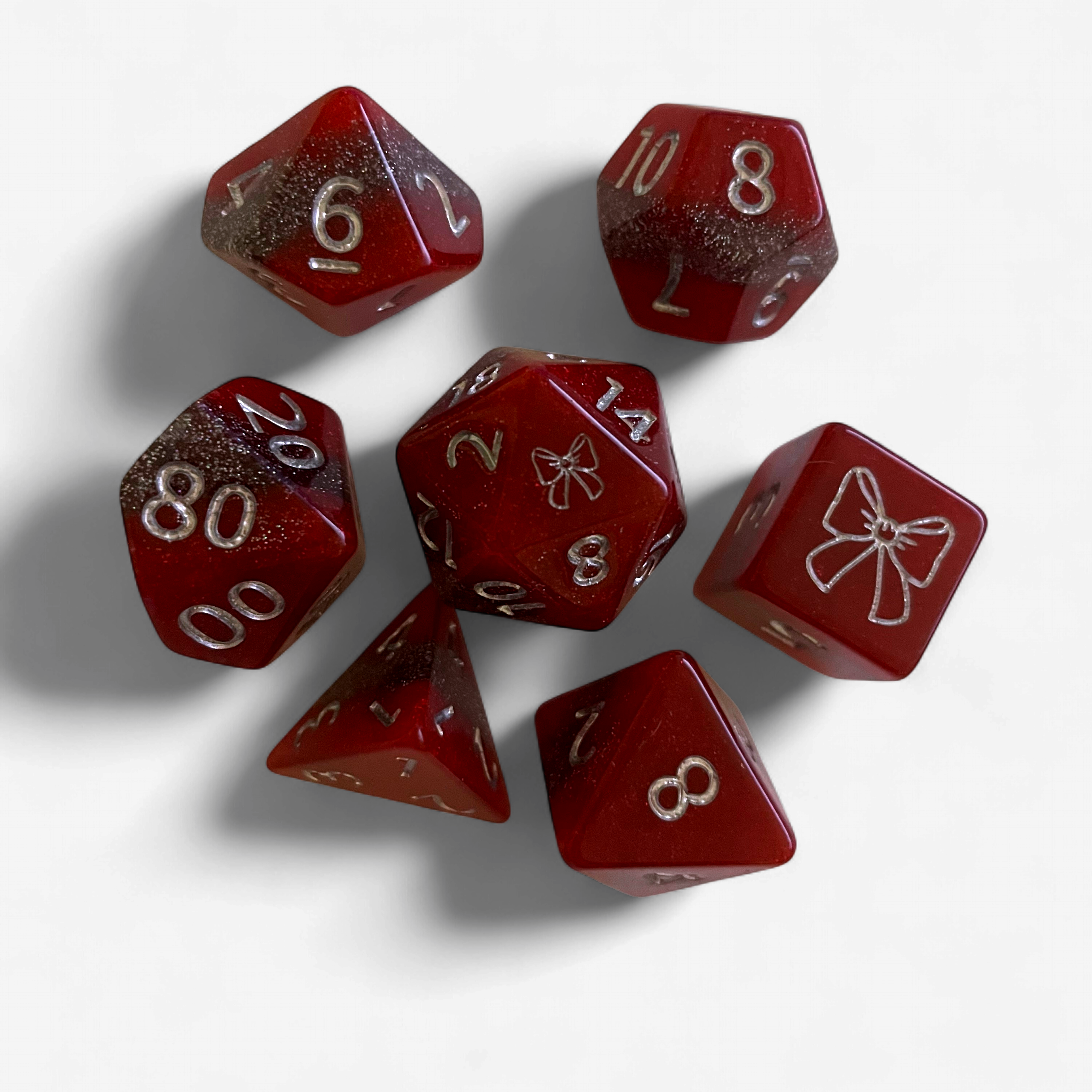 Gate Keeper Games: 7-Die Set - Glitter Bomb - All Wrapped Up