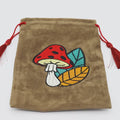 Dice Bag - Mushroom & Leaf