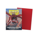 Dragon Shield: Standard Sleeves: Dual Matte - Crimson & Silver