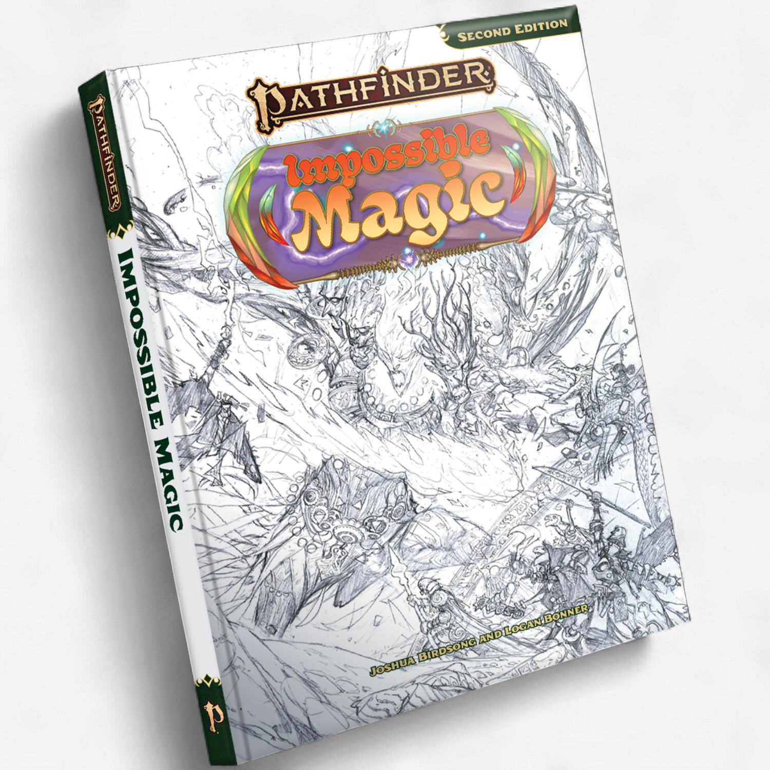 Pathfinder RPG, 2e: Impossible Magic, Sketch Cover