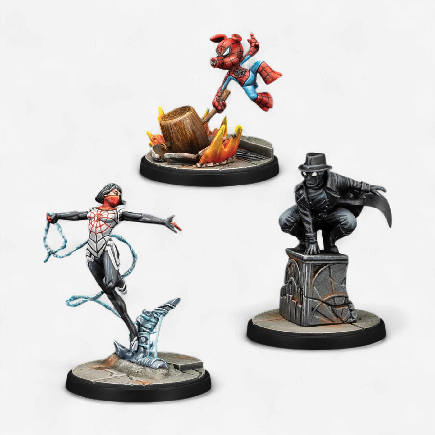 Marvel Crisis Protocol: Silk, Spider-Ham, & Spider-Man Noir