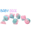 Gate Keeper Games: 7-Die Set - Halfsies Dice - Baby Dice
